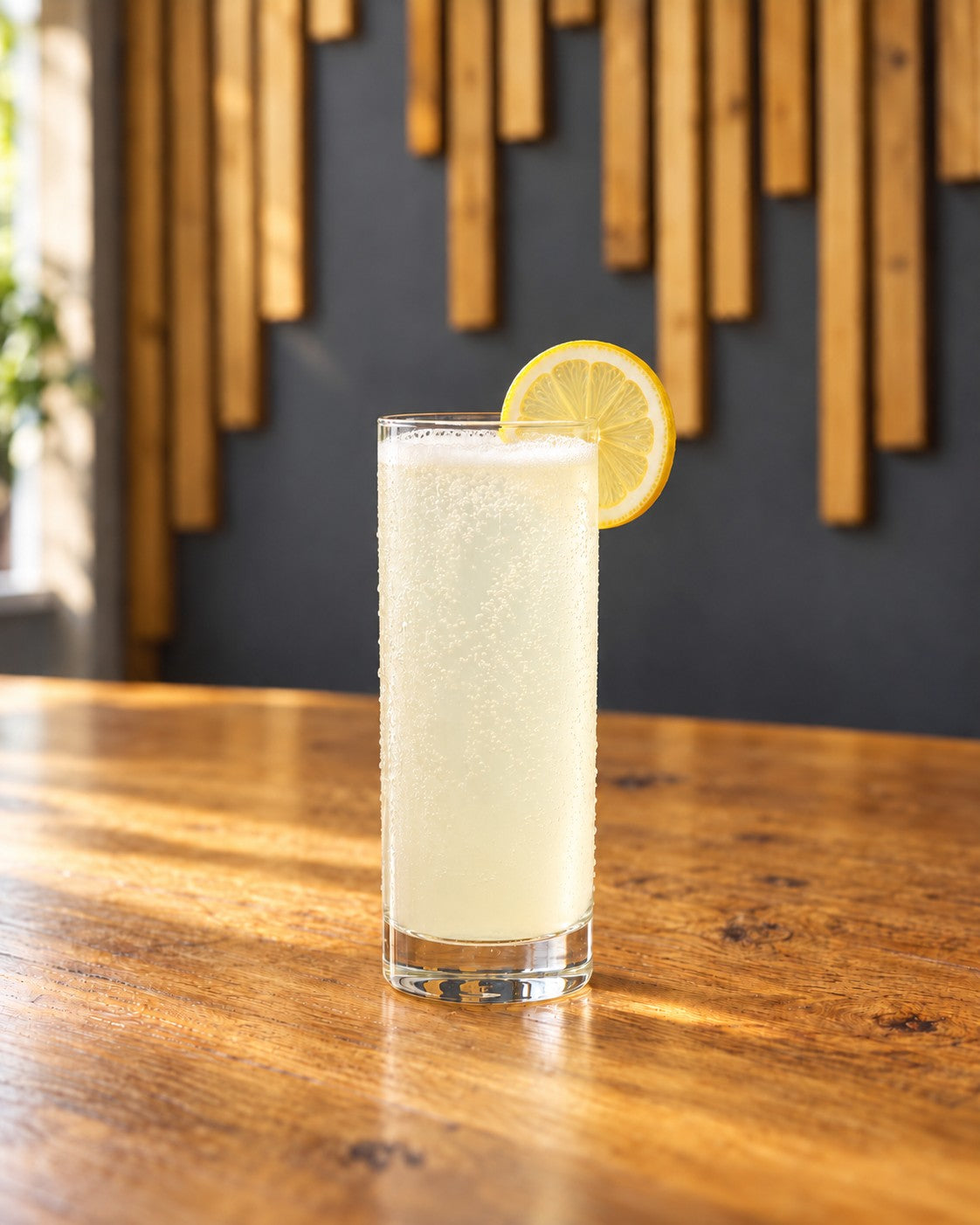 Gin Fizz cocktail served at the Biggar Stillhouse