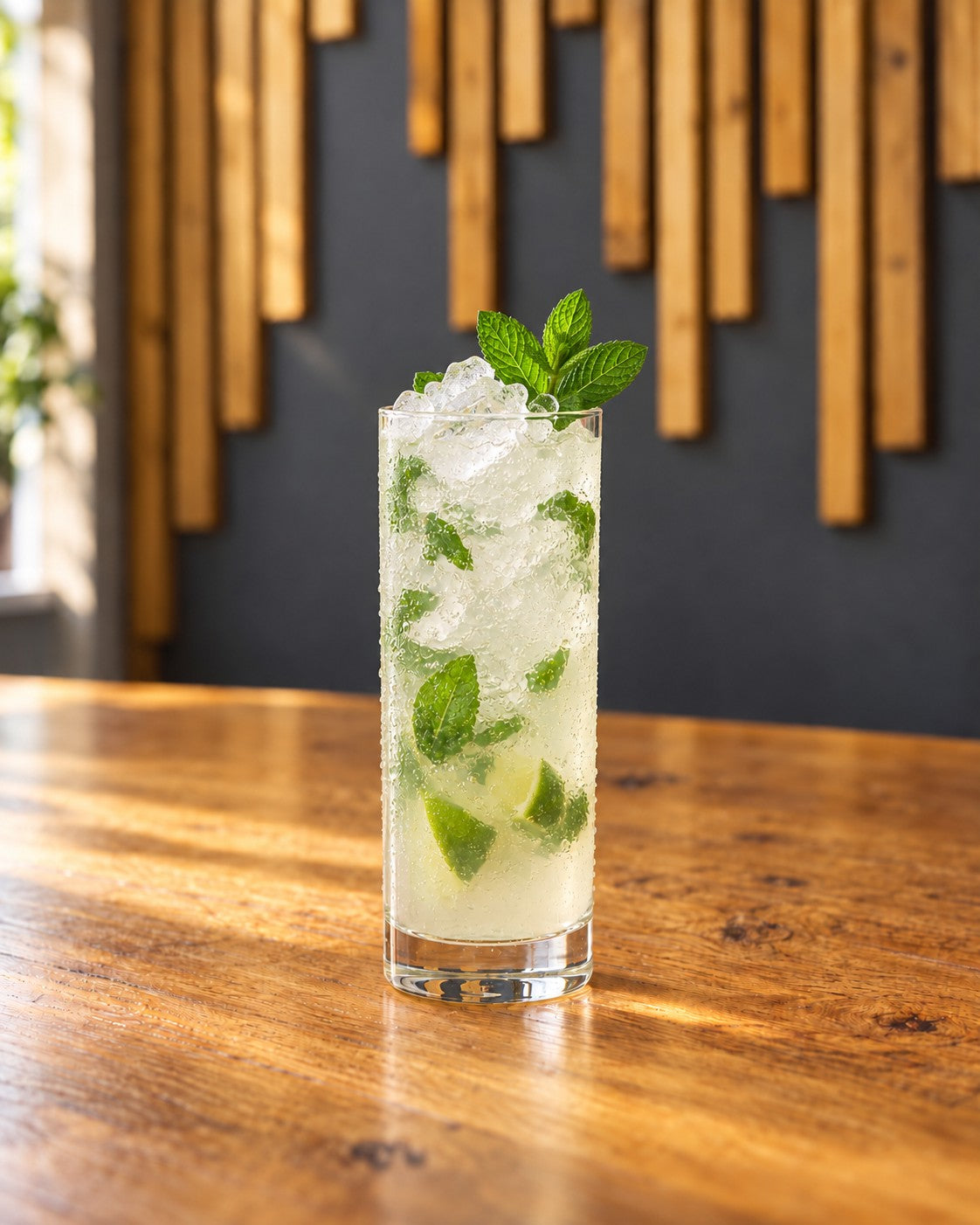 Gin Mojito cocktail served at the Biggar Stillhouse