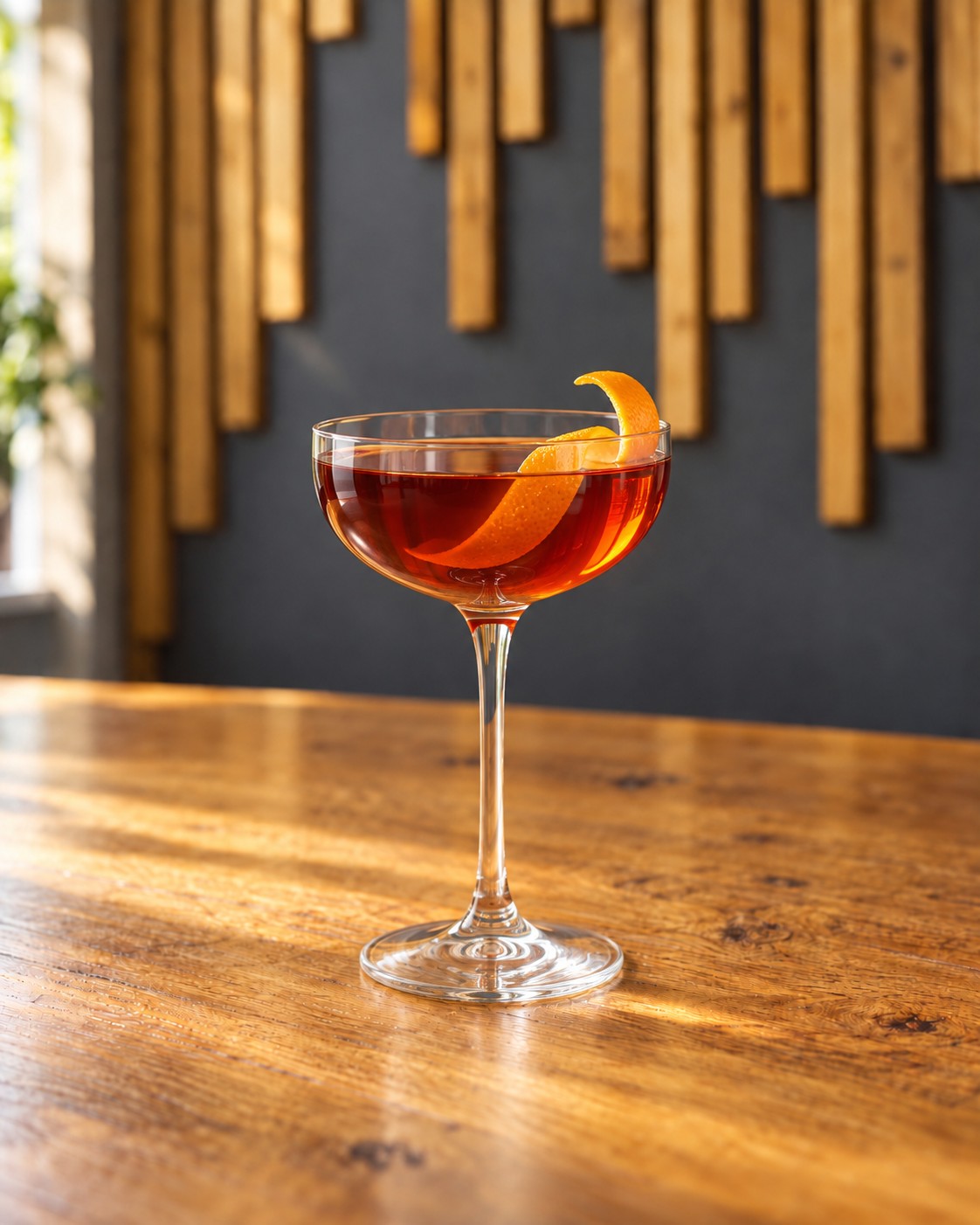 Hanky Panky cocktail served at the Biggar Stillhouse