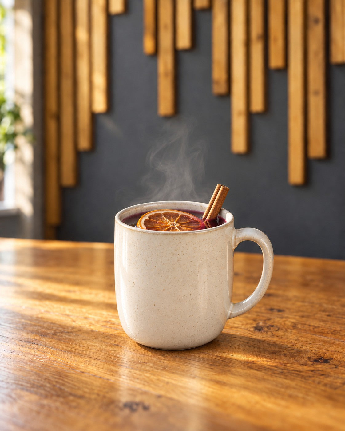 Mulled Plum Gin cocktail served at the Biggar Stillhouse