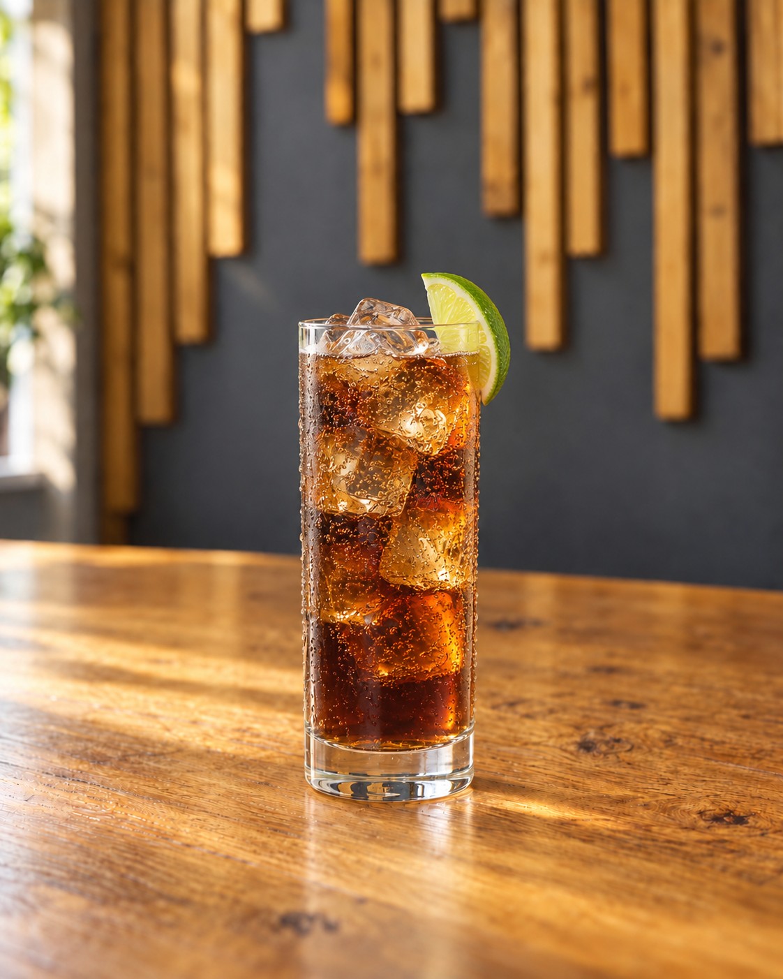 Spiced Rum & Cola cocktail served at the Biggar Stillhouse