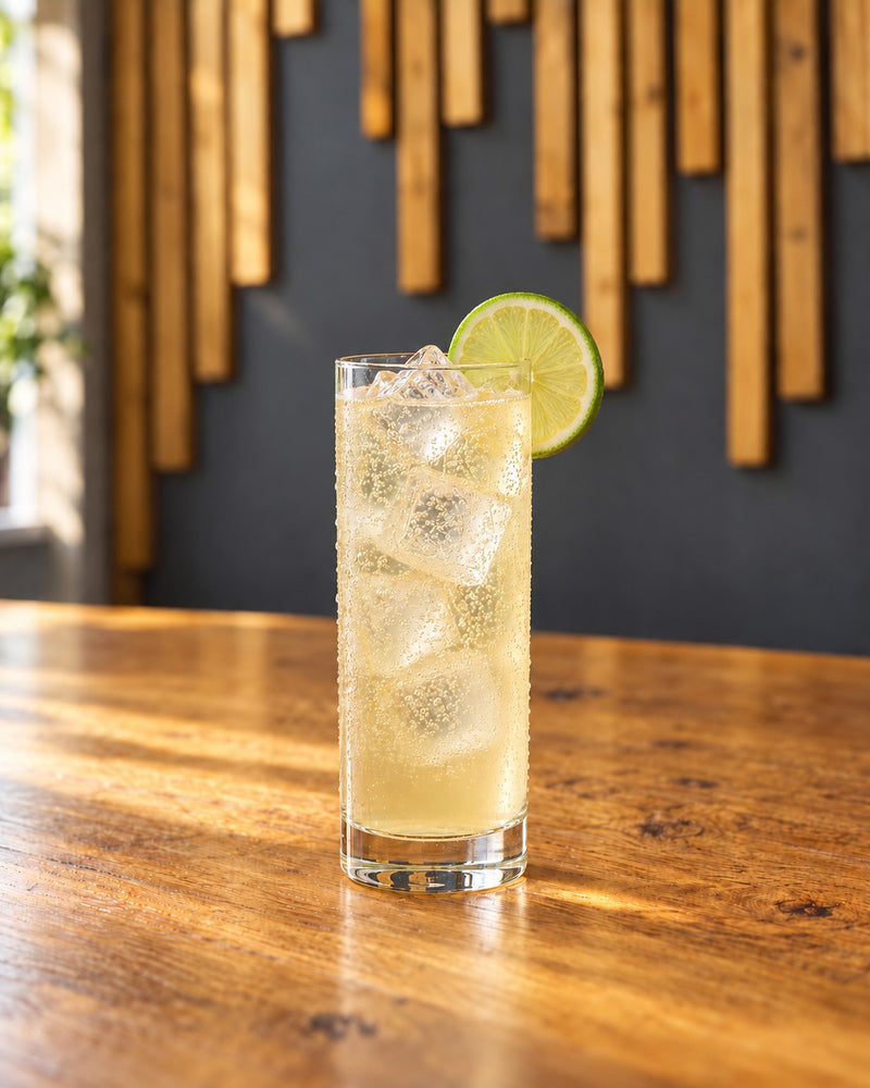 Spiced Rum & Lime Soda