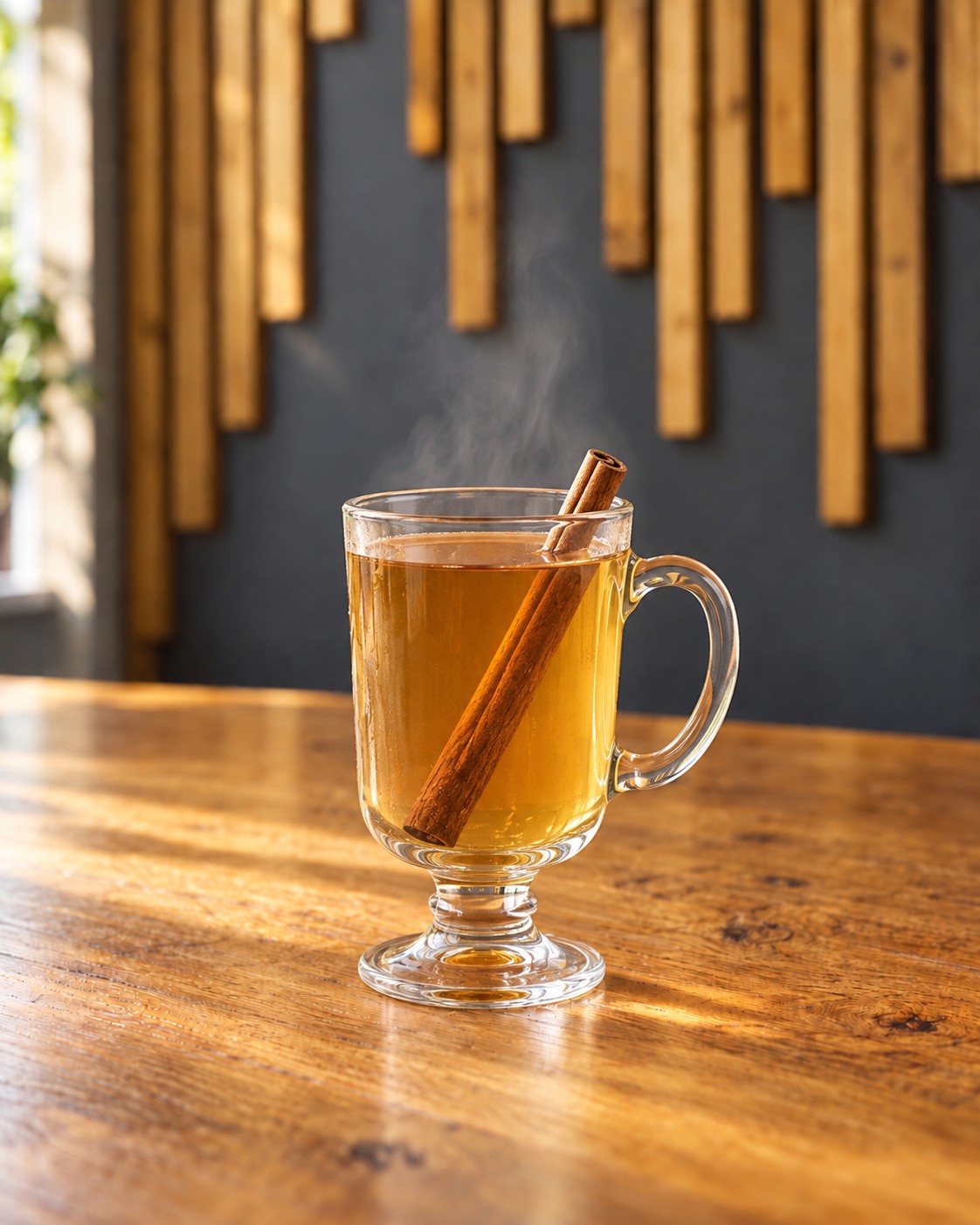 Spiced Rum Hot Toddy cocktail served at the Biggar Stillhouse